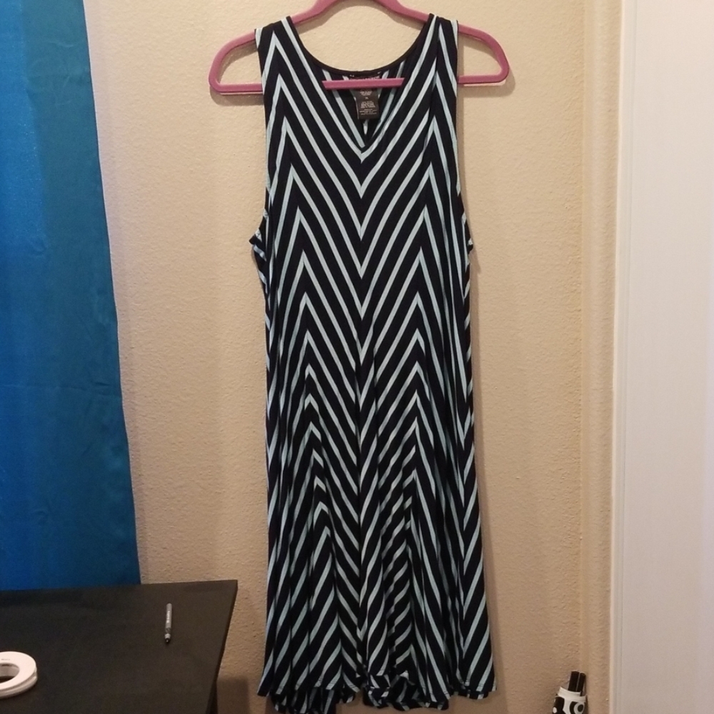Womans Chevron Summer Dress